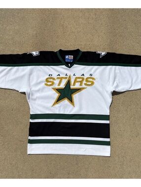 Vintage Starter Dallas Stars NHL Hockey Jersey Large Korea